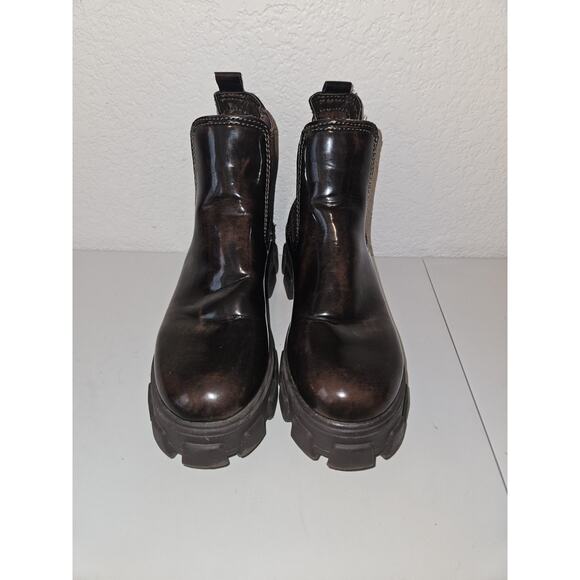 Circus Ny (Sam Edelman) Danielle Brown Boots Size 8 (Emo Style) Chelsea - Picture 3 of 11